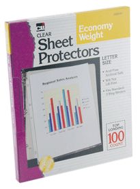 Sheet Protector Economy Weight 50/Pk.